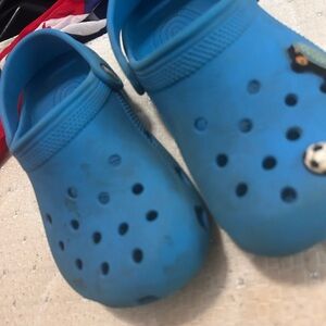 CROCS Kids Bright Blue Sandals